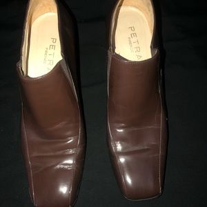 Booties leather Petra Booties Brown